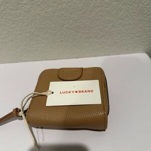 Lucky Brand Camel Leather Wallet